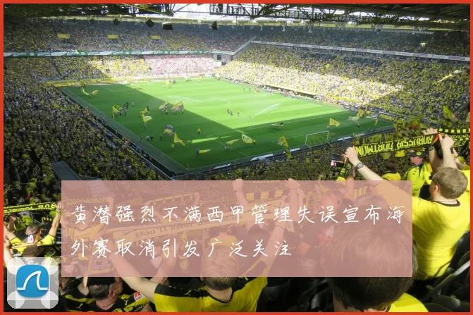 黄潜强烈不满西甲管理失误宣布海外赛取消引发广泛关注